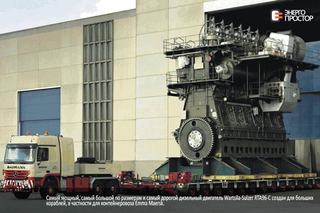 самый большой в мире двигатель